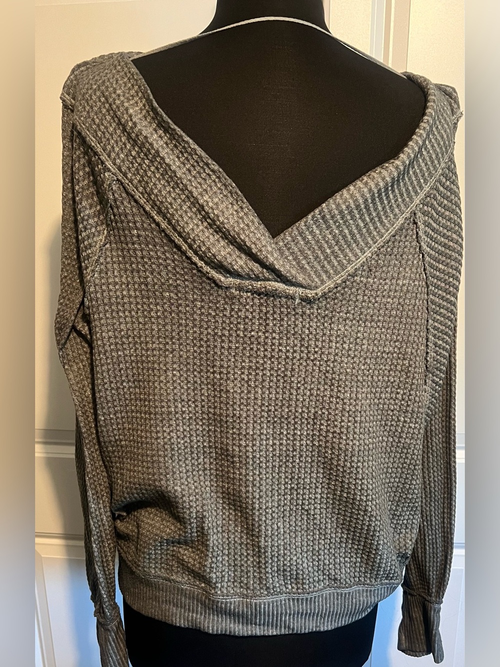 Women’s We The Free Westend Pullover in Olive Green - Picture 4 of 4